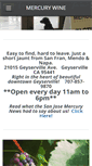 Mobile Screenshot of mercurywine.com